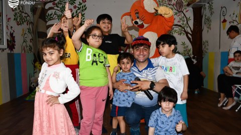 Fond rəsmiləri “Uşaq Sığınacağı - Reinteqrasiya Mərkəzi”ndə