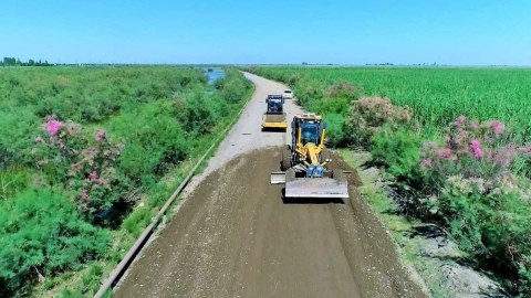 İmişlidə 43.5 km yol yenidən qurulur