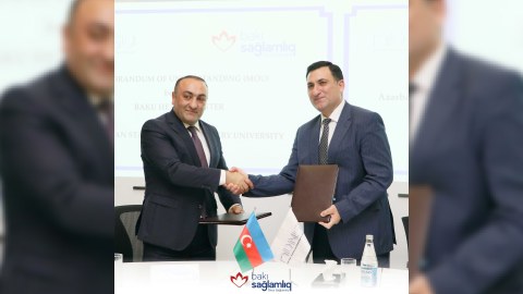 Bakı Sağlamlıq Mərkəzi ilə ADNSU arasında memorandum İMZALANDI