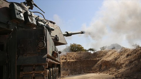 PKK düşərgəsinə artilleriya zərbələri endirildi