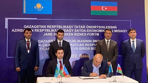 Azərbaycanla Qazaxıstan arasında sənədlər imzalandı