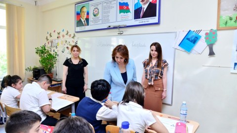 Mehriban Vəliyeva monitorinq prosesini izlədi