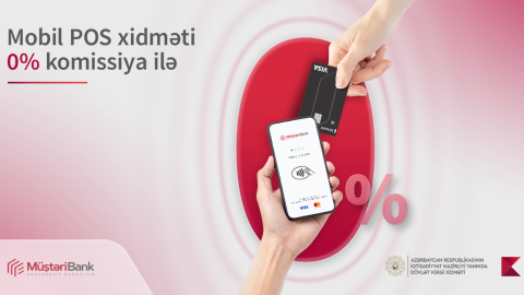 Sahibkarlar Mobil-POS xidmətindən komissiyasız istifadə edəcəklər!