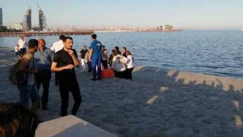 Şizofreniya xəstəsi özünü dənizə atdı