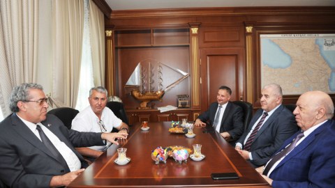 BMU-nun rektoru Lev Spivak ilə görüşüb