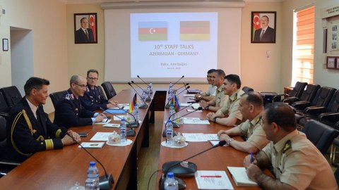 Almaniya Müdafiə Nazirliyinin əməkdaşları Bakıda