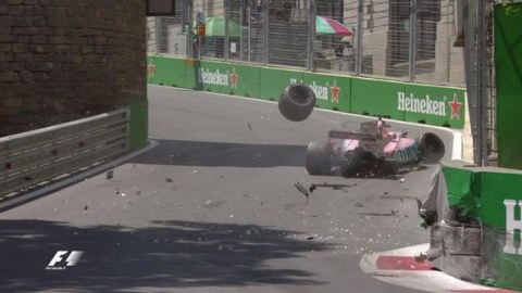"Formula 2"nin sıralama turunda qəza