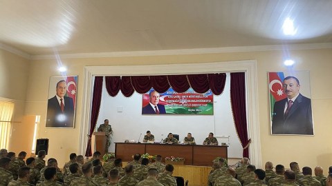 Azərbaycan Ordusunda toplanış keçirildi