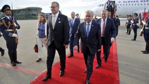 Slovakiya Milli Şurasının sədri Bakıya gəldi
