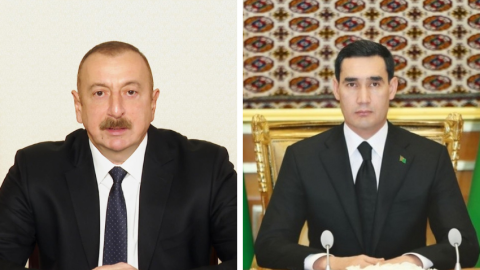 İlham Əliyev və Berdiməhəmmədov arasında məktub MÜBADİLƏSİ