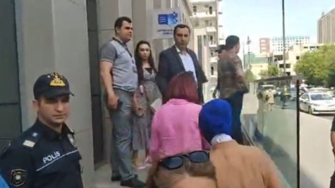 DİM-in qarşısında etiraz aksiyası - VİDEO
