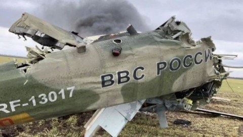 Rusiyanın daha bir helikopteri məhv edildi