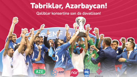 “Nar” minifutbol üzrə milli komandamızı təbrik edir!