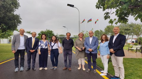 Avropa Şurasının səfirləri Ağdamda - FOTO