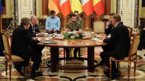 Zelenskinin liderlərlə görüşü başa çatdı
