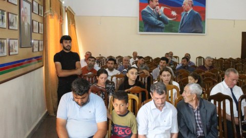 Xocavənd qəsəbəsində vətəndaşlarla səyyar qəbul keçirilib
