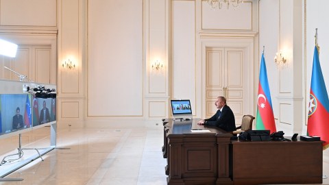 İlham Əliyev Maduro ilə videoformatda görüşüb - YENİLƏNİB