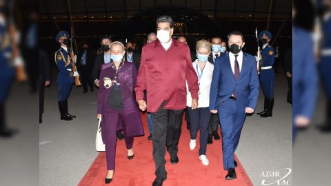 Maduronun Azərbaycana səfəri başa çatdı - FOTO