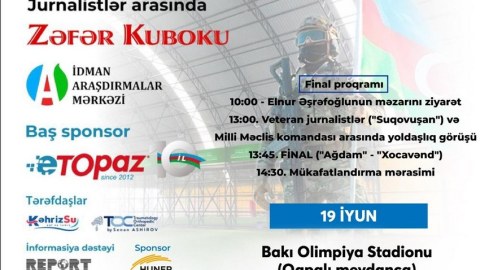“Zəfər Kuboku”nun qalibi bu gün bəlli olacaq