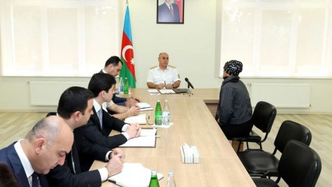 DGK sədri Biləsuvarda vətəndaşları qəbul edib