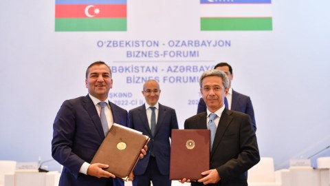 Nazir Özbəkistanla imzalanan sənədlərdən YAZDI