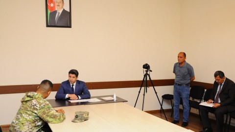 Naftalanda vətəndaş qəbulu keçirilib