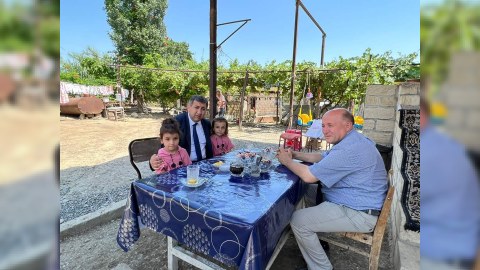YAP Kəlbəcər rayon təşkilatının sədri Şəhid qızının ad günündə - FOTO