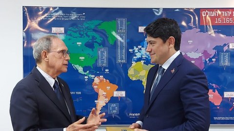 Fuad Muradov israilli həmkarı ilə görüşüb