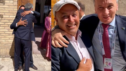 Prezidentin mətbuat katibi 35 il sonra əsgər yoldaşını tapdı - VİDEO
