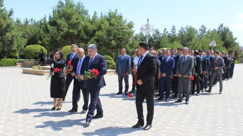 Hacıqabulda dövlət qulluqçuların peşə bayramı qeyd olunub - FOTO