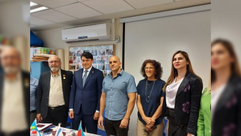 Fuad Muradov İsraildə Azərbaycan icması ilə görüşdü