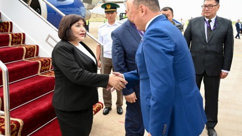 Sahibə Qafarova Qırğızıstanda səfərdədir