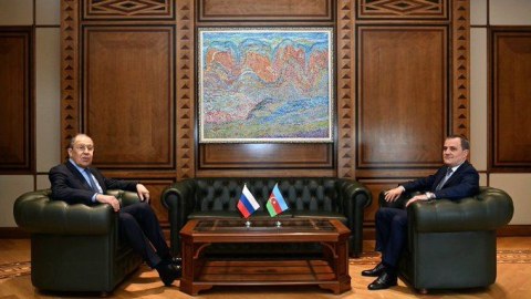 Bayramovla Lavrov sülh sazişini MÜZAKİRƏ EDİB