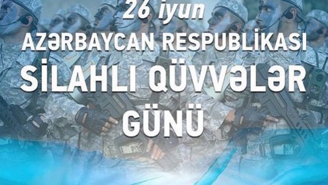 İran səfirliyindən 26 iyun təbriki