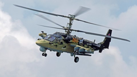Rusiyanın helikopteri vuruldu