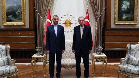 Ərdoğan İranın xarici işlər nazirini qəbul etdi