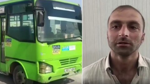 Narkotik çəkən avtobus sürücüsü HƏBS OLUNDU