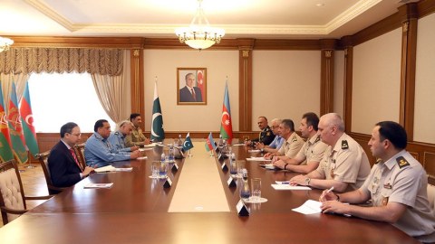 Pakistan komandanı Bakıda - Zakir Həsənovla nədən danışdılar?