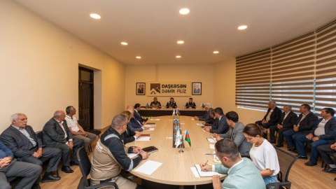 Daşkəsəndə yerli sakinlərlə görüş keçirildi - FOTO