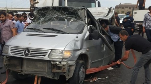 Hövsan yolunda qəza: Xəsarət alanlar var