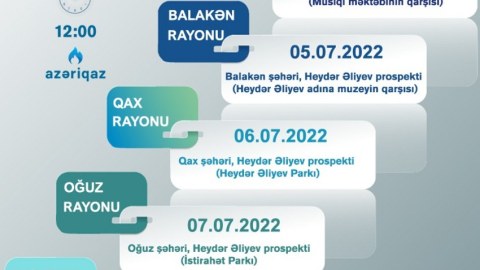 “Azəriqaz” bu rayonlarda “Açıq mikrofon” aksiyası keçirəcək