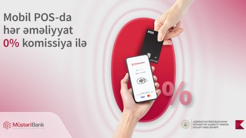 Sahibkarlar üçün Mobil POS-da əməliyyatlar komissiyasızdır