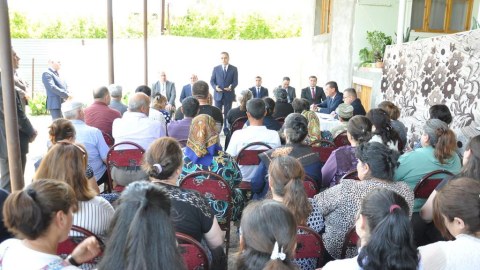 Goranboyun Bağçakürd kəndində səyyar qəbul keçirilib