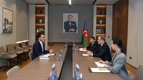 Nazir Şuşa haqqında kitab yazan alman alimi qəbul edib