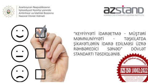 Yeni dövlət standartı qəbul edildi