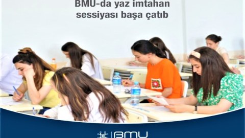 BMU-da yaz semestrinin imtahan sessiyası yekunlaşıb