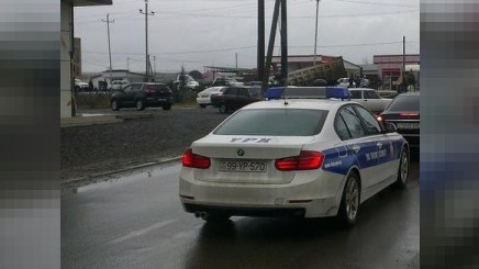 Bakıda polis qəzaya düşdü - Cinayət işi açıldı