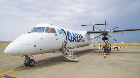 “Qazaq Air” aviaşirkətinin Bakıya ilk reysi