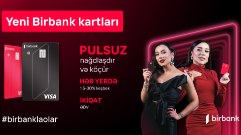 Sevdiyiniz BirKart indi Birbank kartı oldu!