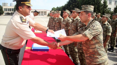 “Ehtiyat zabit hazırlığı kursu”nun buraxılışı oldu